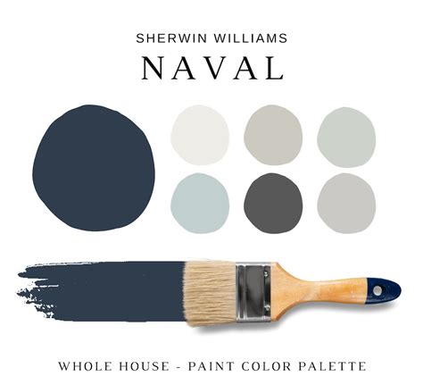 sherwin williams naval palette.